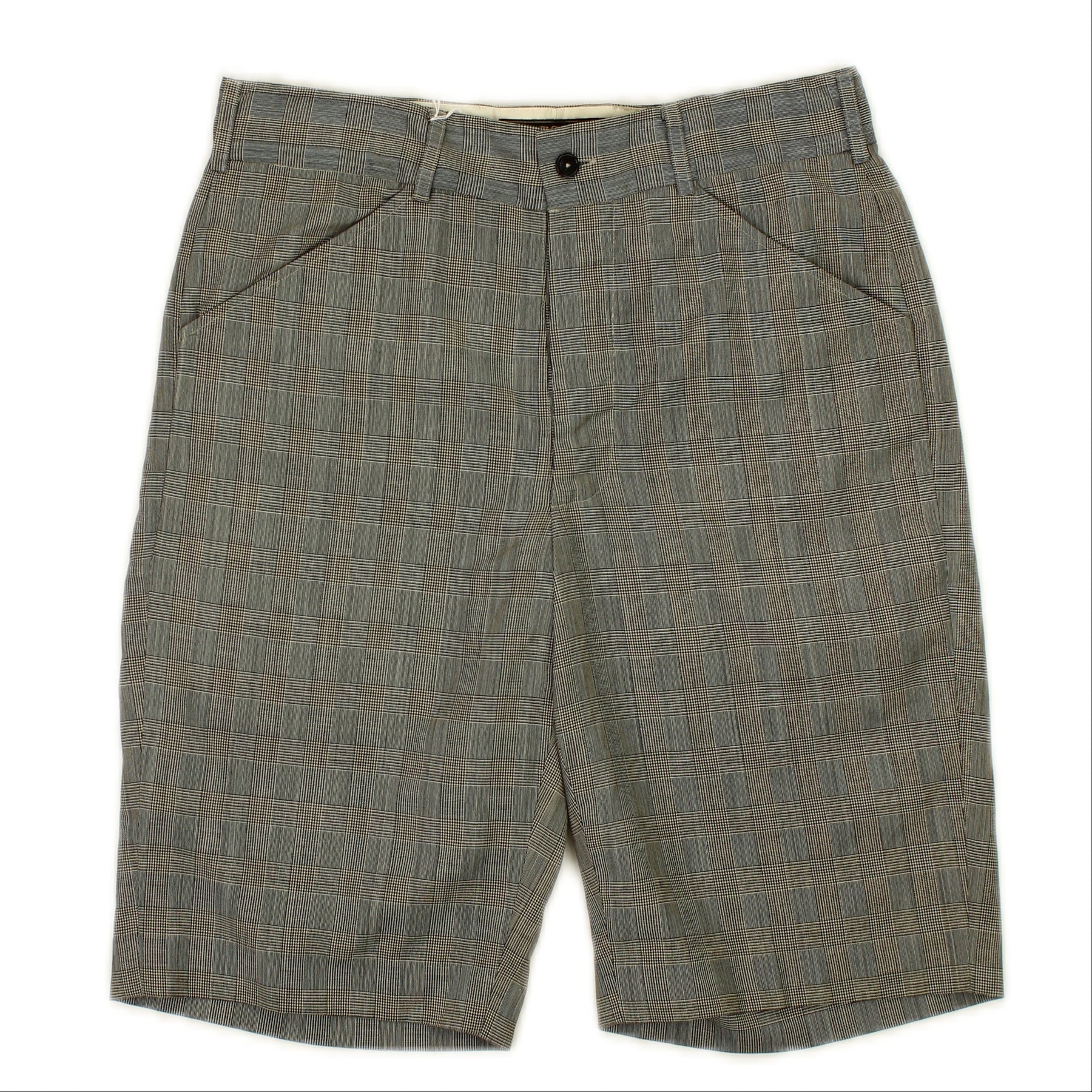 Graue karierte Kleid Shorts