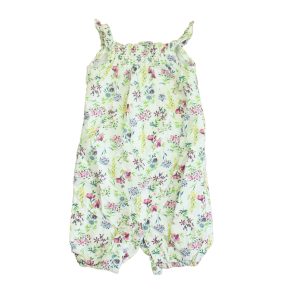 Jojo Maman Bebe Mädchen elfenbein mit Blumenmuster Jumpsuit – 7805959045180