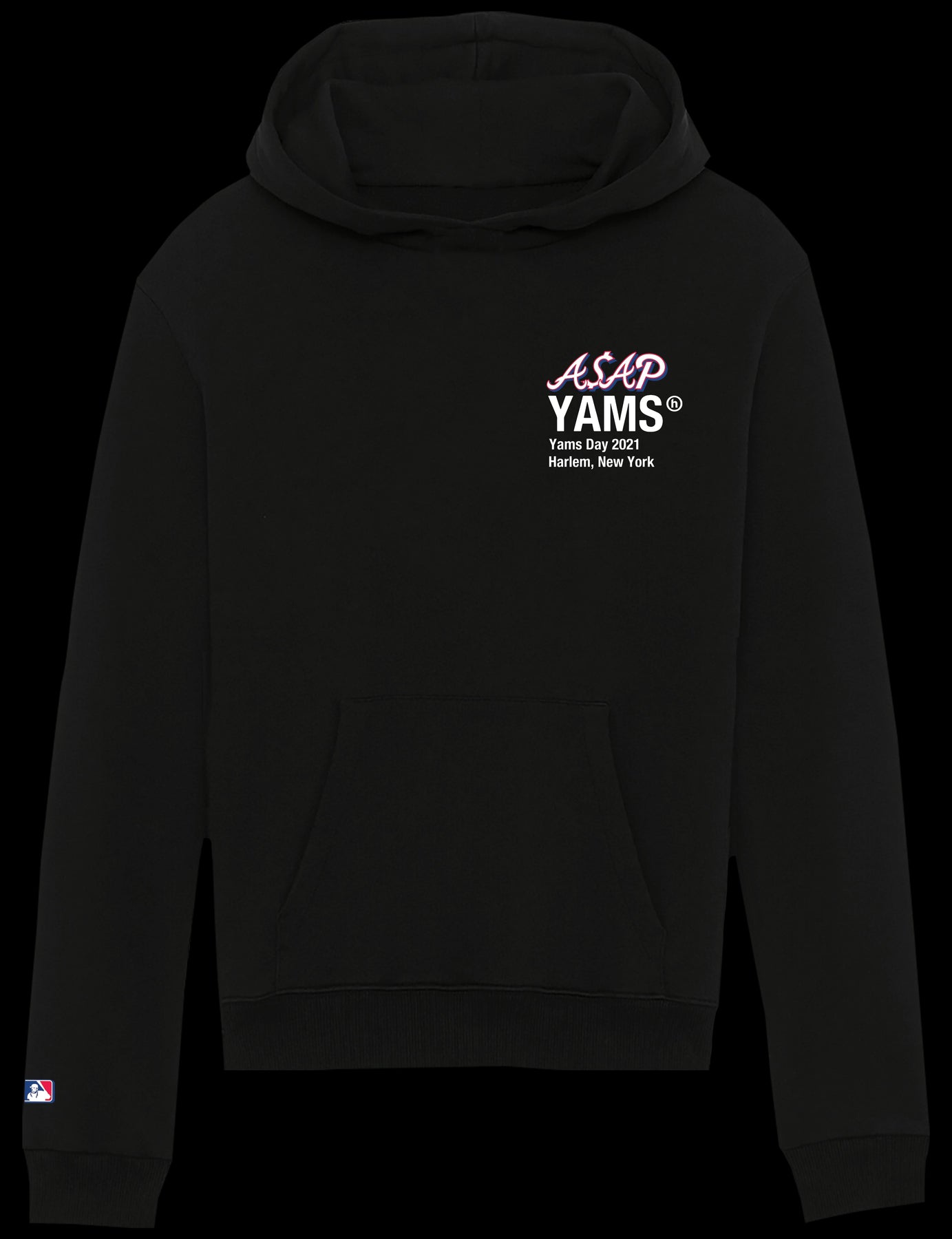 2021 Schwarz WORLD SERIES Kapuzenpullover