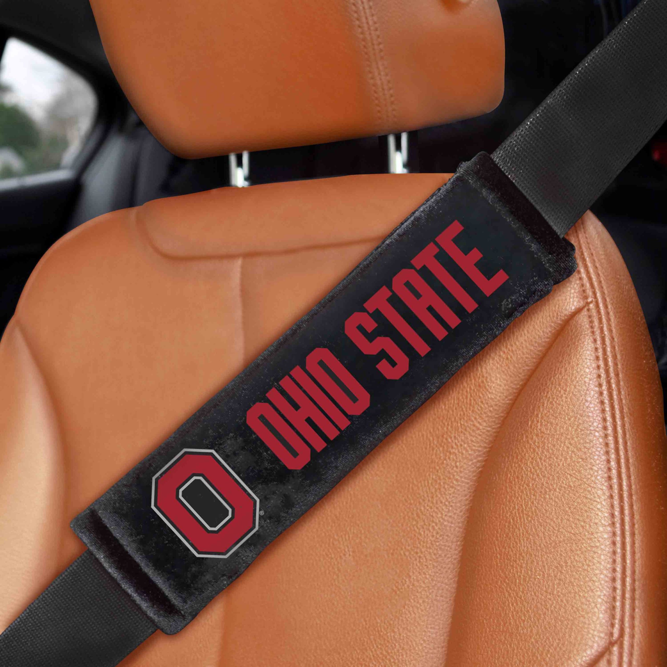 Fanmats Ohio State Buckeyes bestickt Sicherheitsgurt Pad – 2 Stück