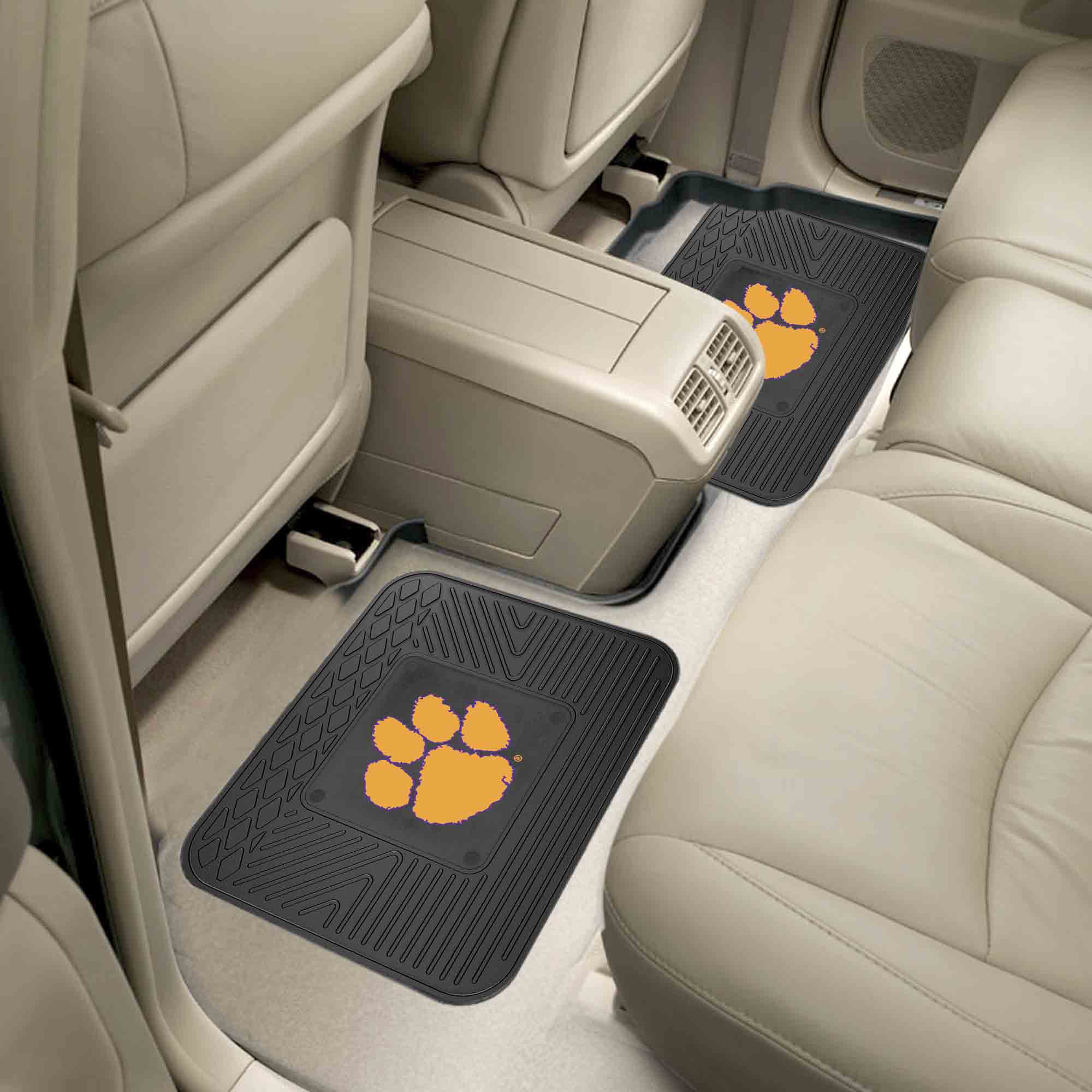 Fanmats Clemson Tigers Rücksitz Auto Utility Matten – 2 Stück Set