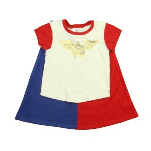 Hanna Andersson Mädchen rot-weiß Wunder Frau T-Shirt – 7806006657084