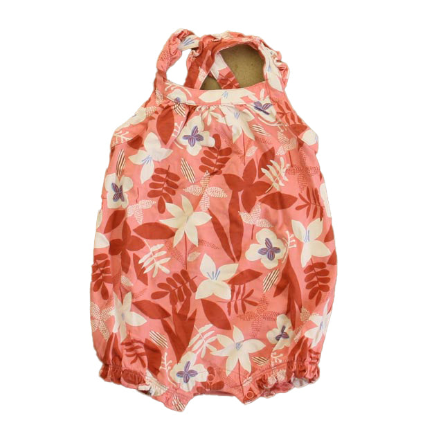 Tee Mädchen rosa Blumen Strampler