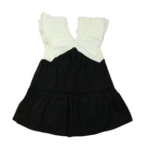 Zara Mädchen Weiß – Schwarzes Kleid