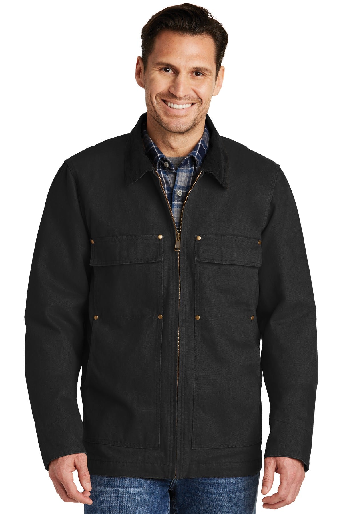 CornerStone Herren Gewaschen Duck Cloth Chore Mantel CSJ50