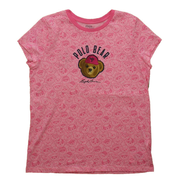 Ralph Lauren Mädchen rosa T-Shirt