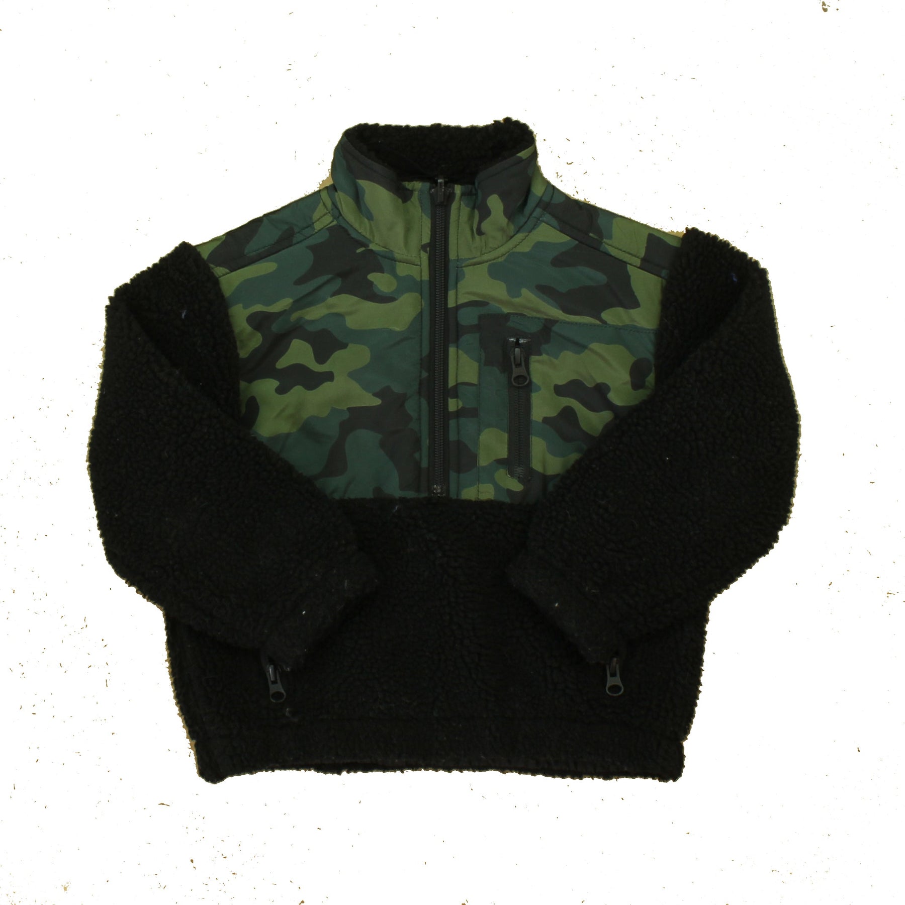 Rockets Of Awesome Jungen Schwarz – Grün – Camo Fleece