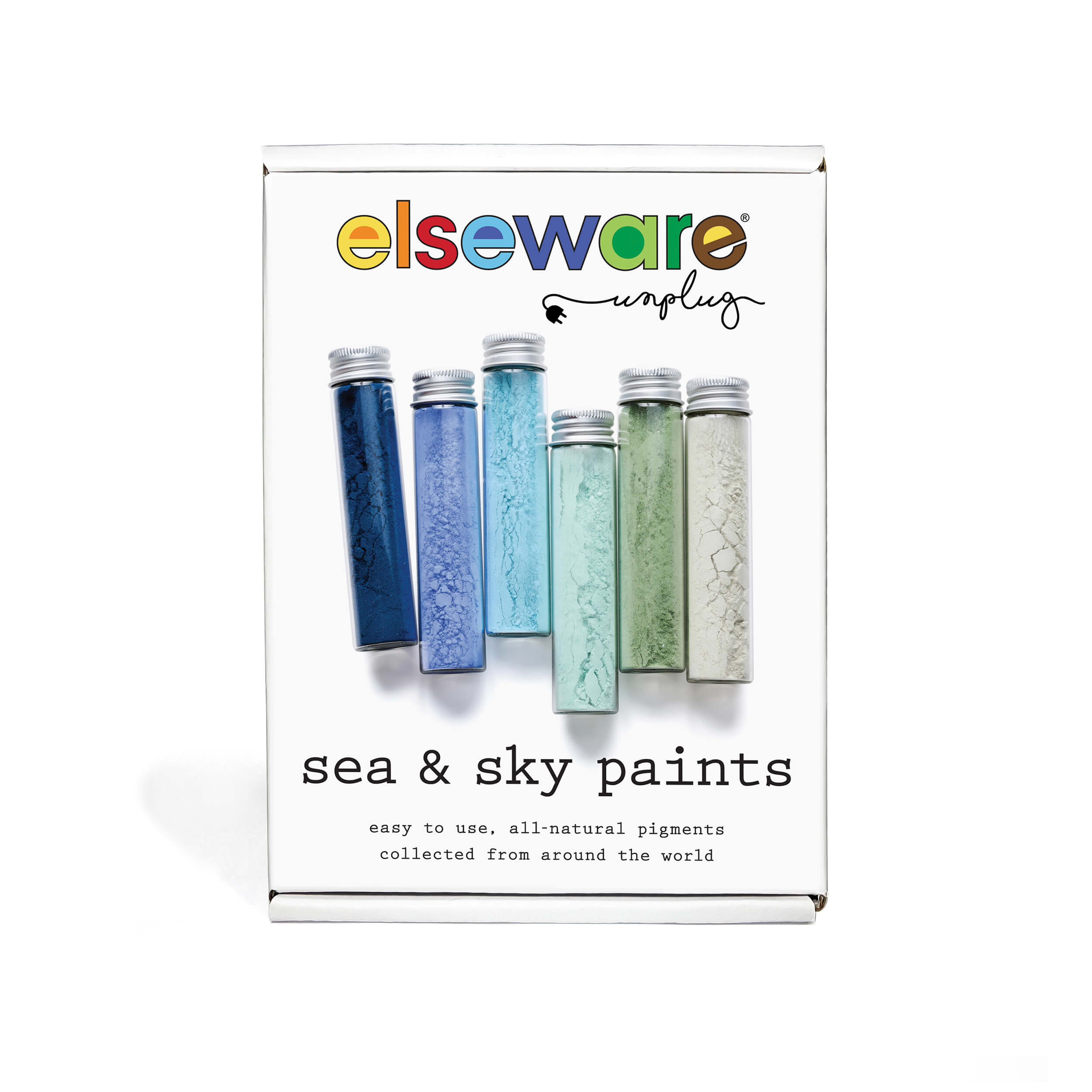 Sea & Sky Paint Set – Nicht giftige Erdpigmente (15 – 17g pro Durchstechflasche)