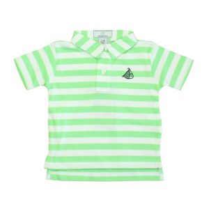 Classic Prep Jungen Sommer grün , hell weiß Polo-Shirt Größe: 9-12 Monate – 7806017503292