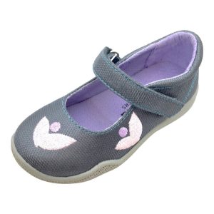 Mooshu Turnschuhe Baby Mädchen anthrazit grau Squeaky Stella Mary Jane Schuhe 3-4 Baby