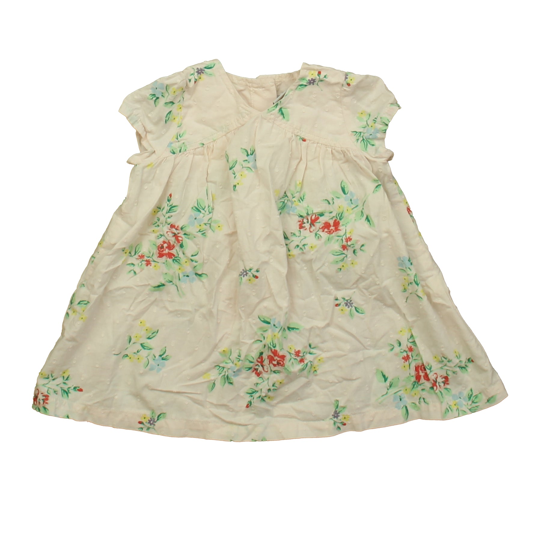 Petit Bateau Mädchen Rosa Blumenkleid