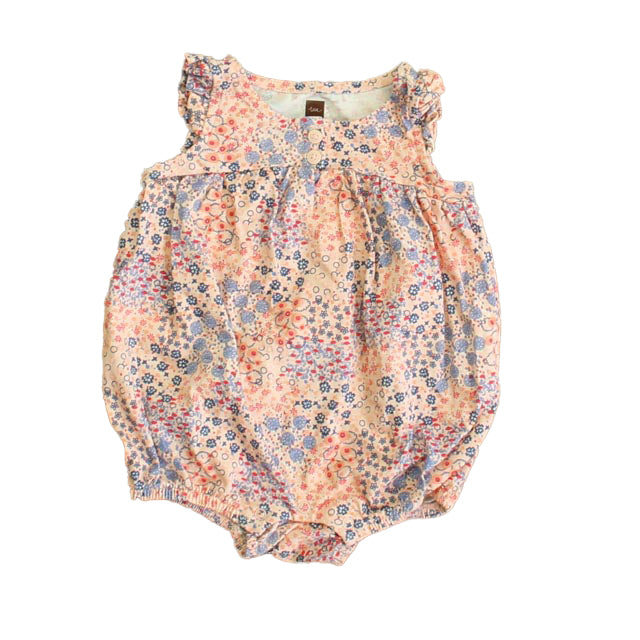 Tee Mädchen rosa Blumen Strampler