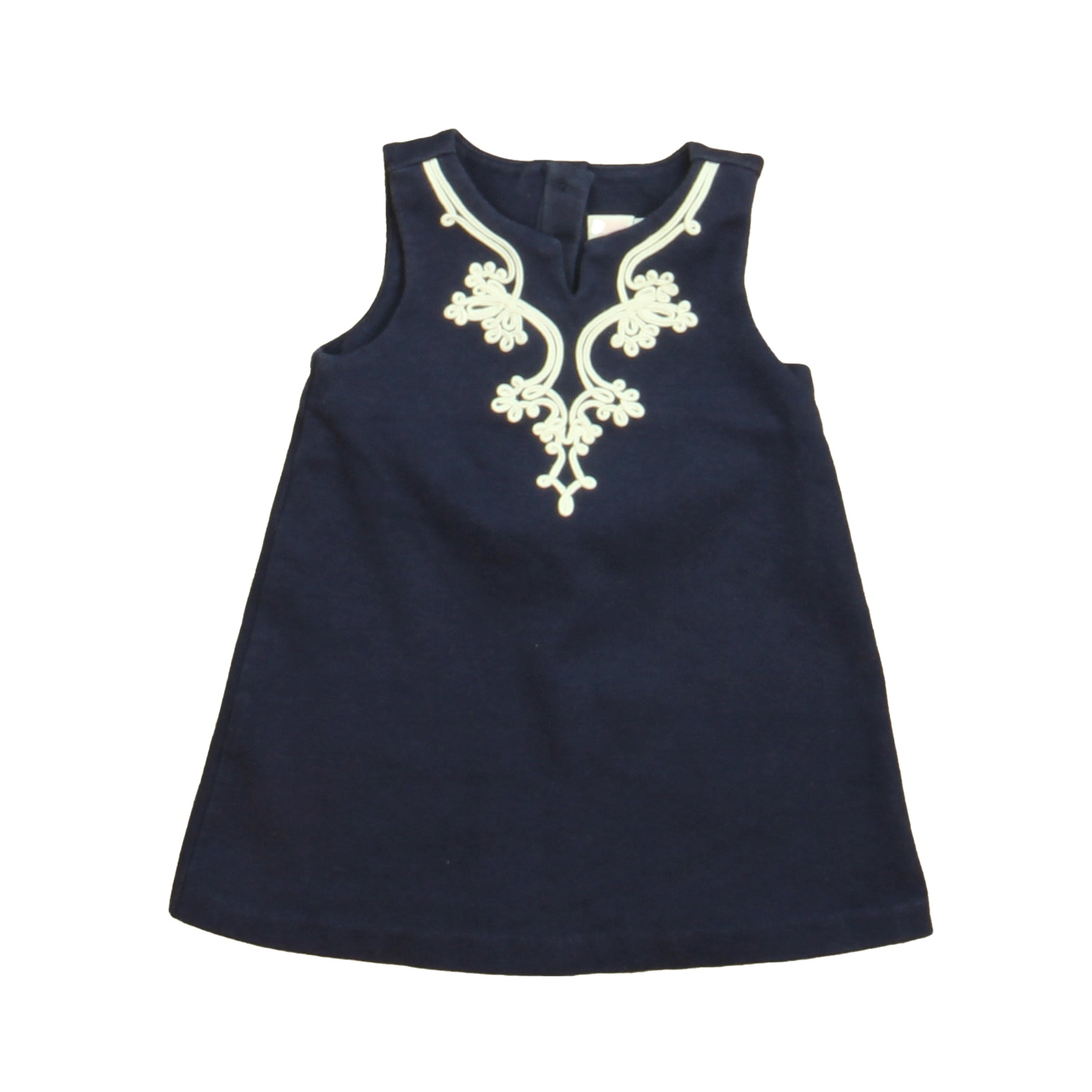 Janie and Jack Mädchen Dunkelblau – Weißes Kleid