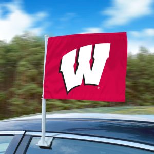 Fanmats Wisconsin Badgers Auto Flagge groß 1pc 11 "x 14"