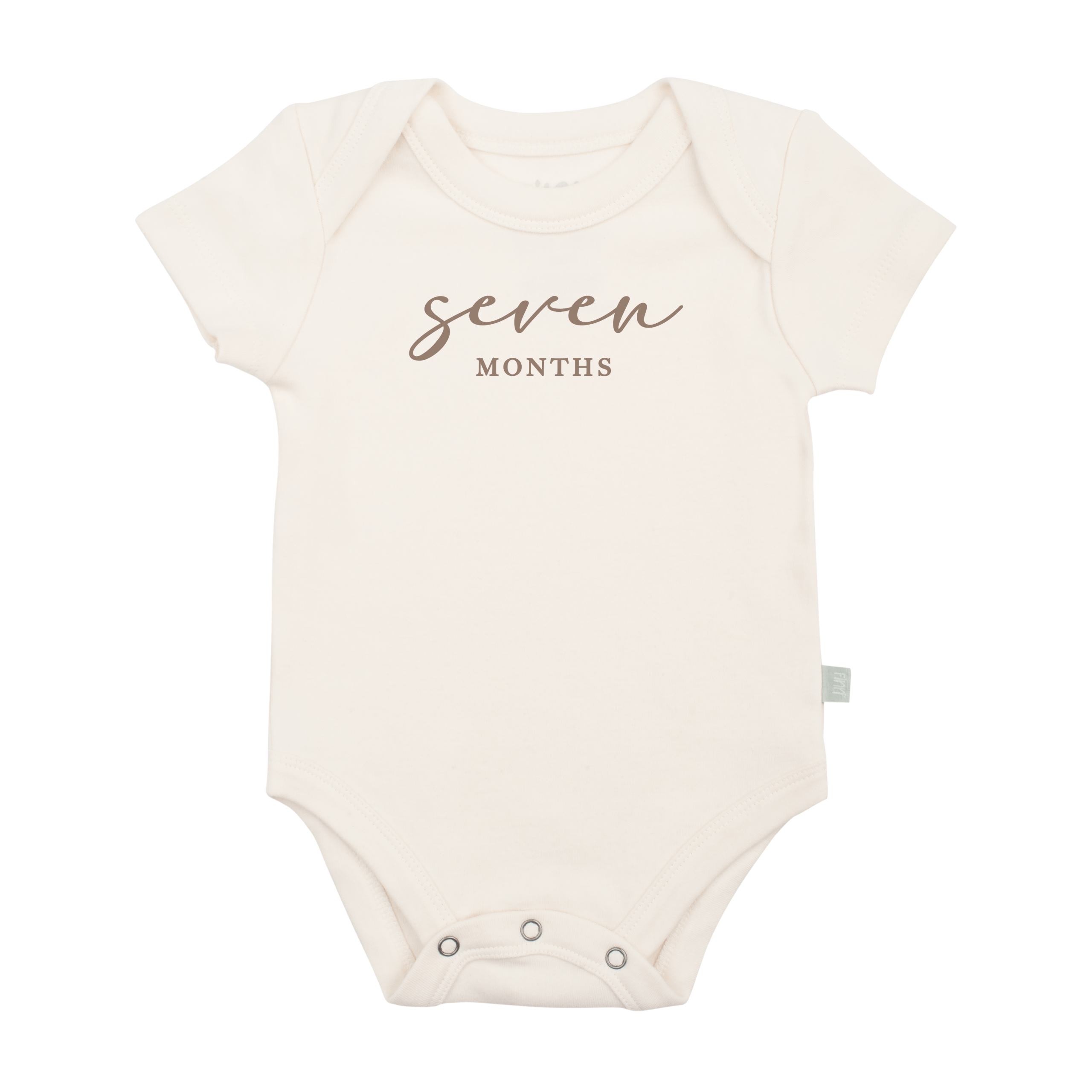 Grafischer Body – sieben Monate Meilenstein Taupe