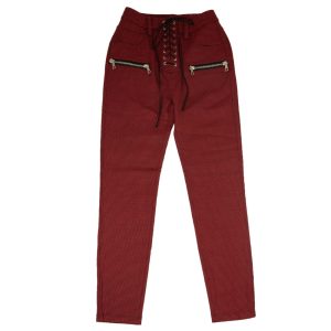 Unravel Project Houndstooth Print Hosen – rot