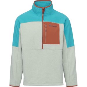 Herren Abrazo Halbzip Fleecejacke in Mineralblau/Bürste