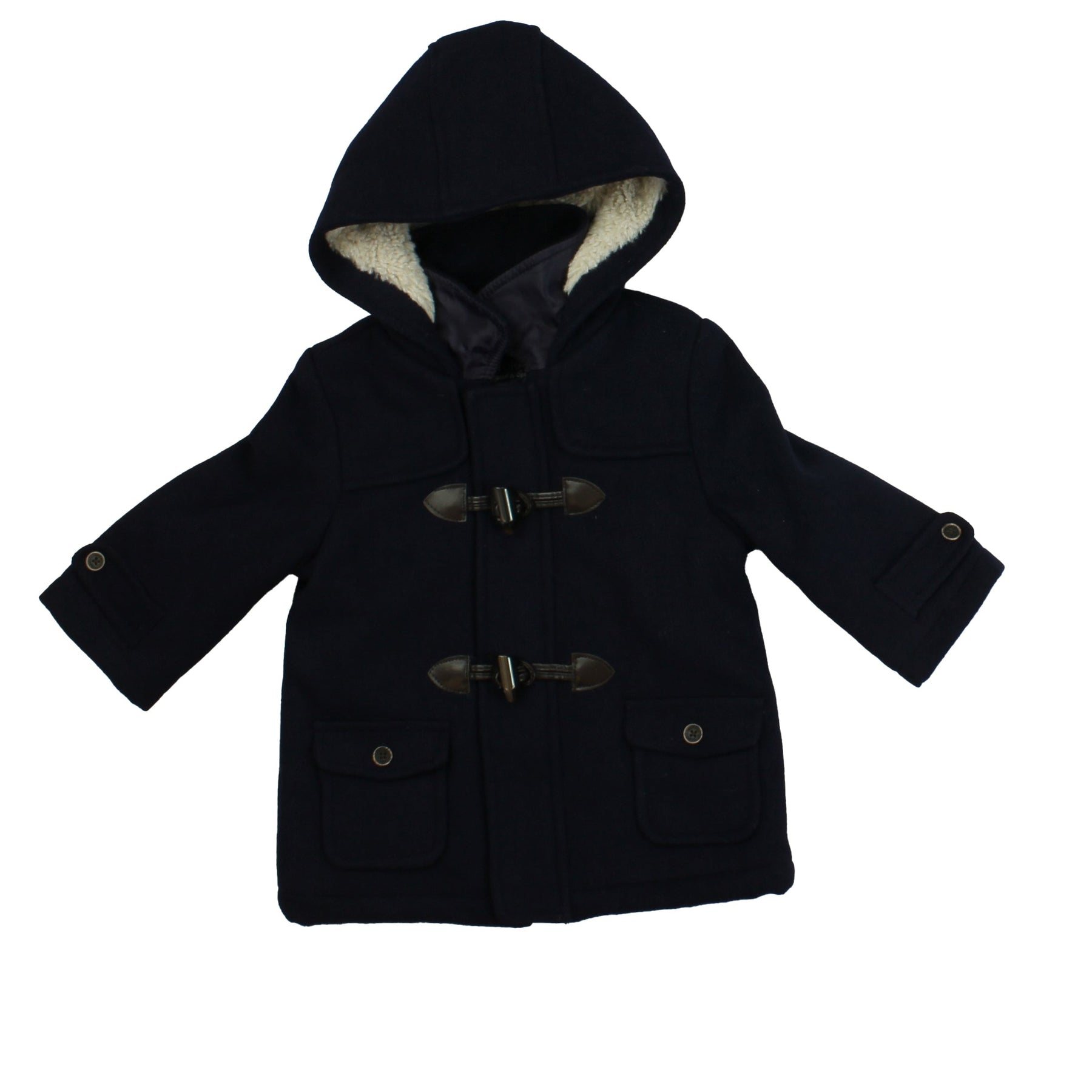 Blauer Wintermantel für Jungen