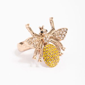 Antik Gold Bumble Bee Ring