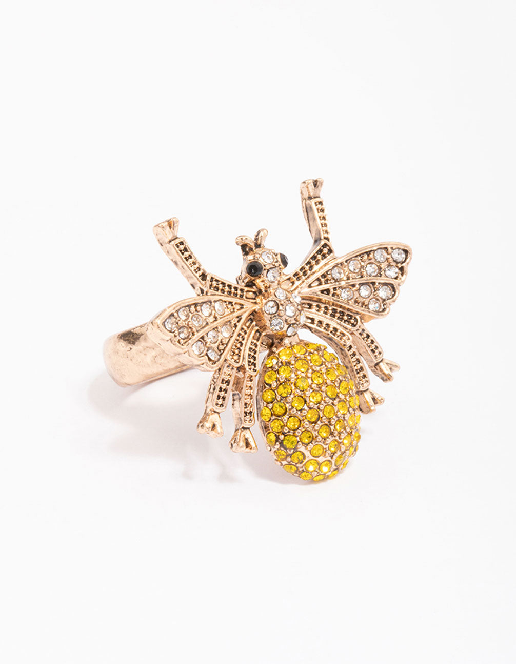 Antik Gold Bumble Bee Ring