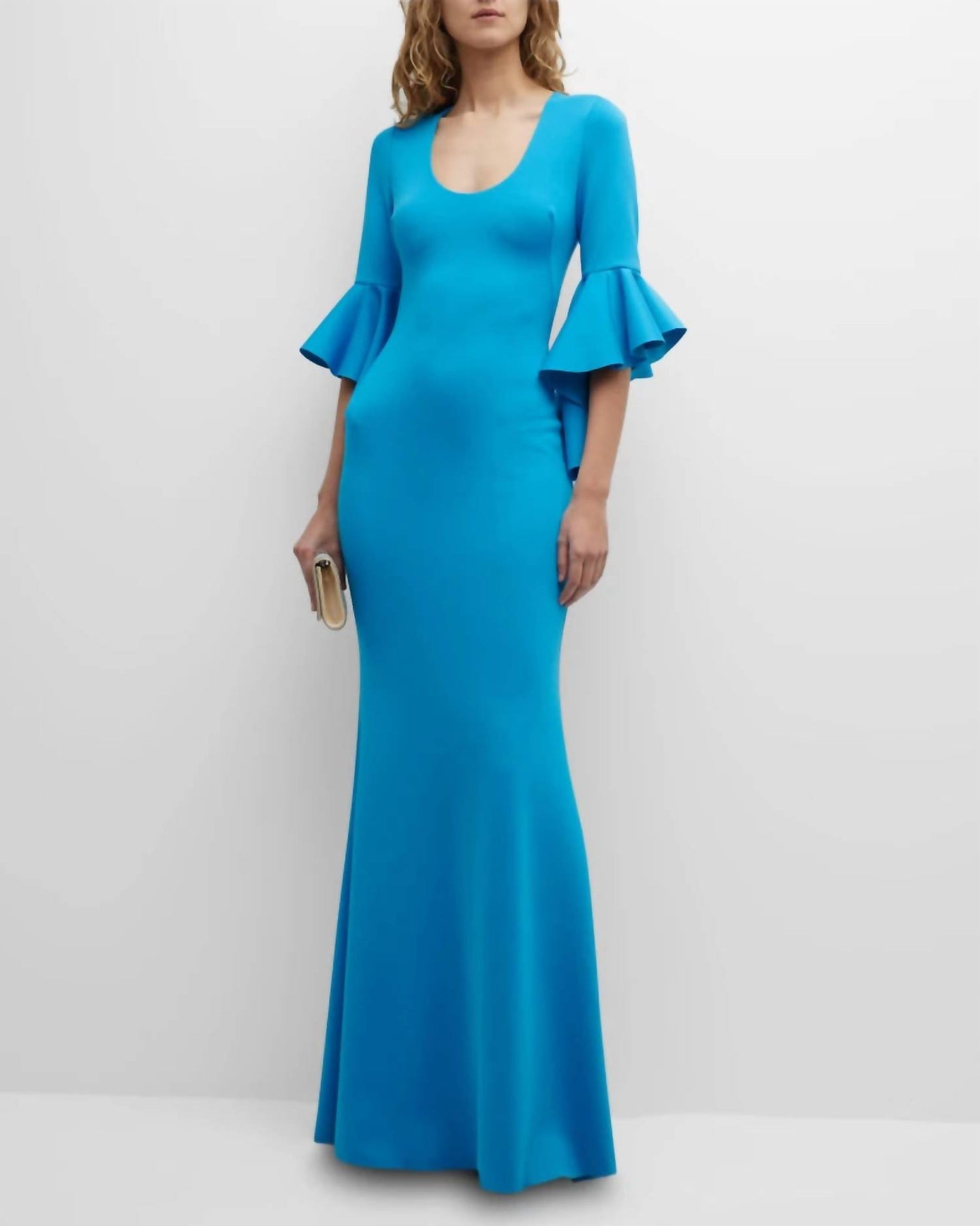 Cambria Kleid in Cerulean Blau