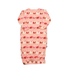 Kickee Hose Mädchen rosa Elefanten lange Ärmel Outfit – 7806016454716