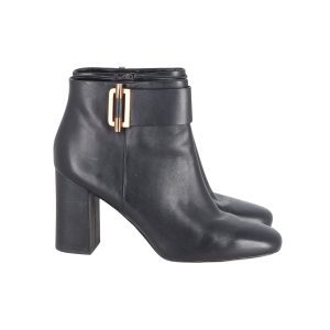 Michael Kors Gloria Stiefeletten aus schwarzem Leder