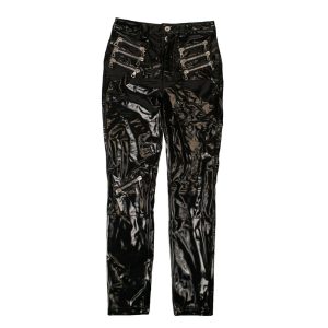 Unravel Project Patent Skinny Hosen – schwarz
