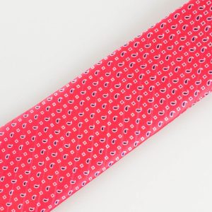 Rot mit Paisley Muster 100% Seide Satin Neck Tie