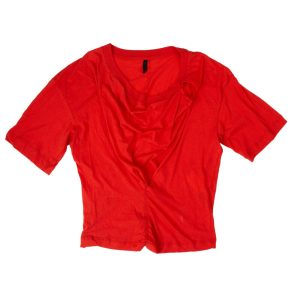 Unravel Project Knot Detailed T-Shirt – rot