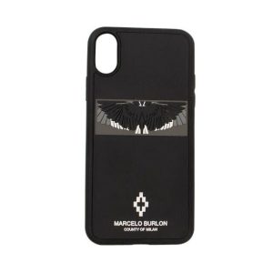 Schwarze 3D Flügel iPhone X Handyhülle