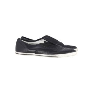 Marc by Marc Jacobs Slip auf Sneakers in schwarzem Leder