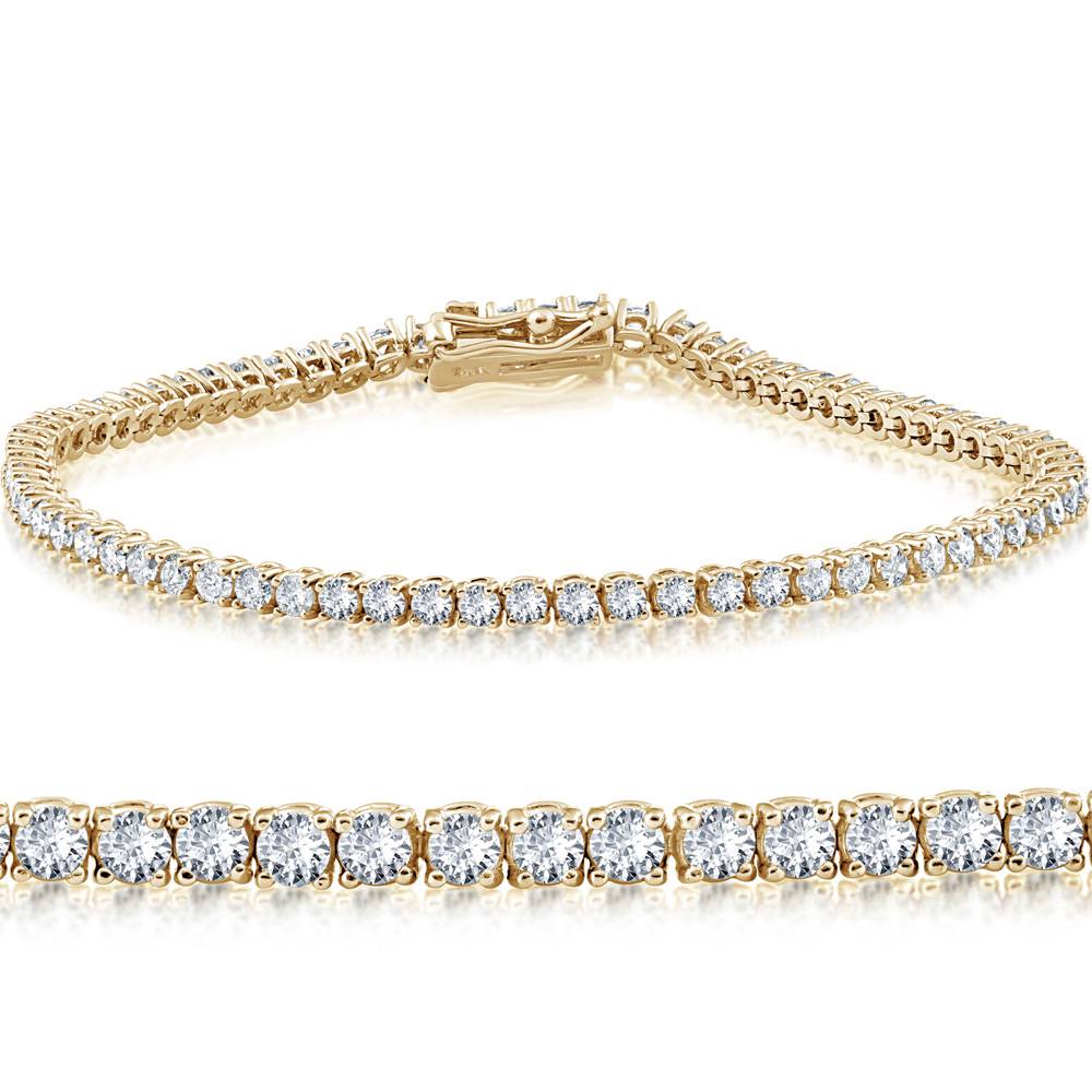 2 ct Lab gewachsen Diamant Tennis Armband 7