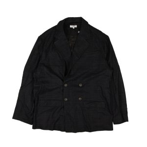 grün und mehrfarbig übergroße Wolle Blazer