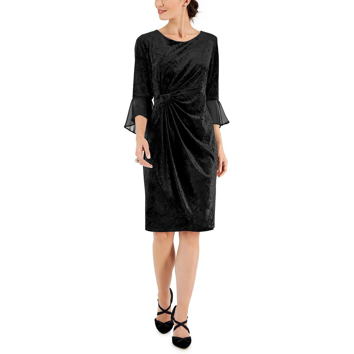 Velvet Midi Cocktail- und Partykleid