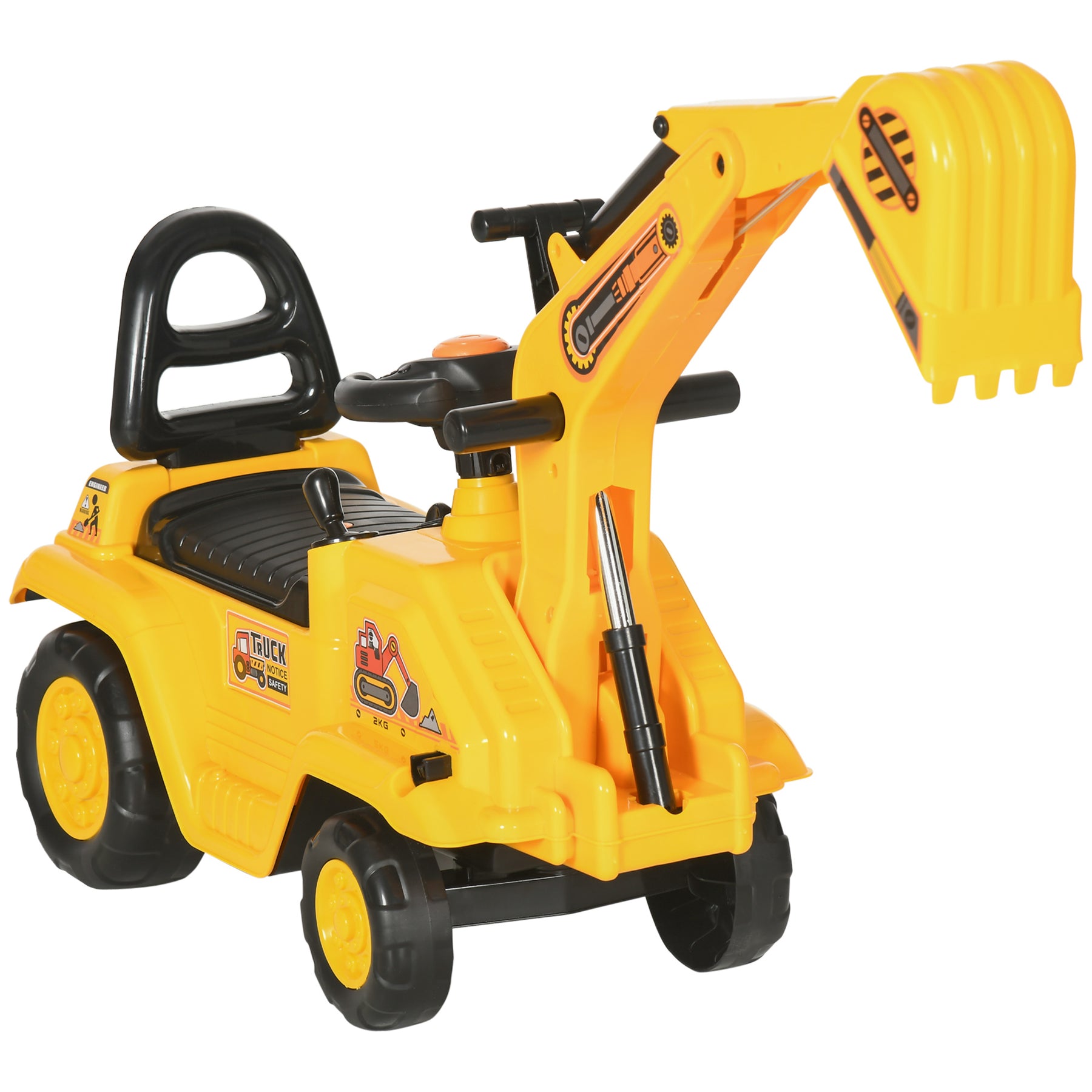 Streamdale 2 in-1 Aufsitzbagger mit Bagger und Pull Cart