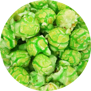 grünes Apfelpopcorn