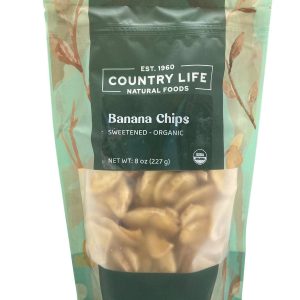 Banana Chips, gesüßt, bio