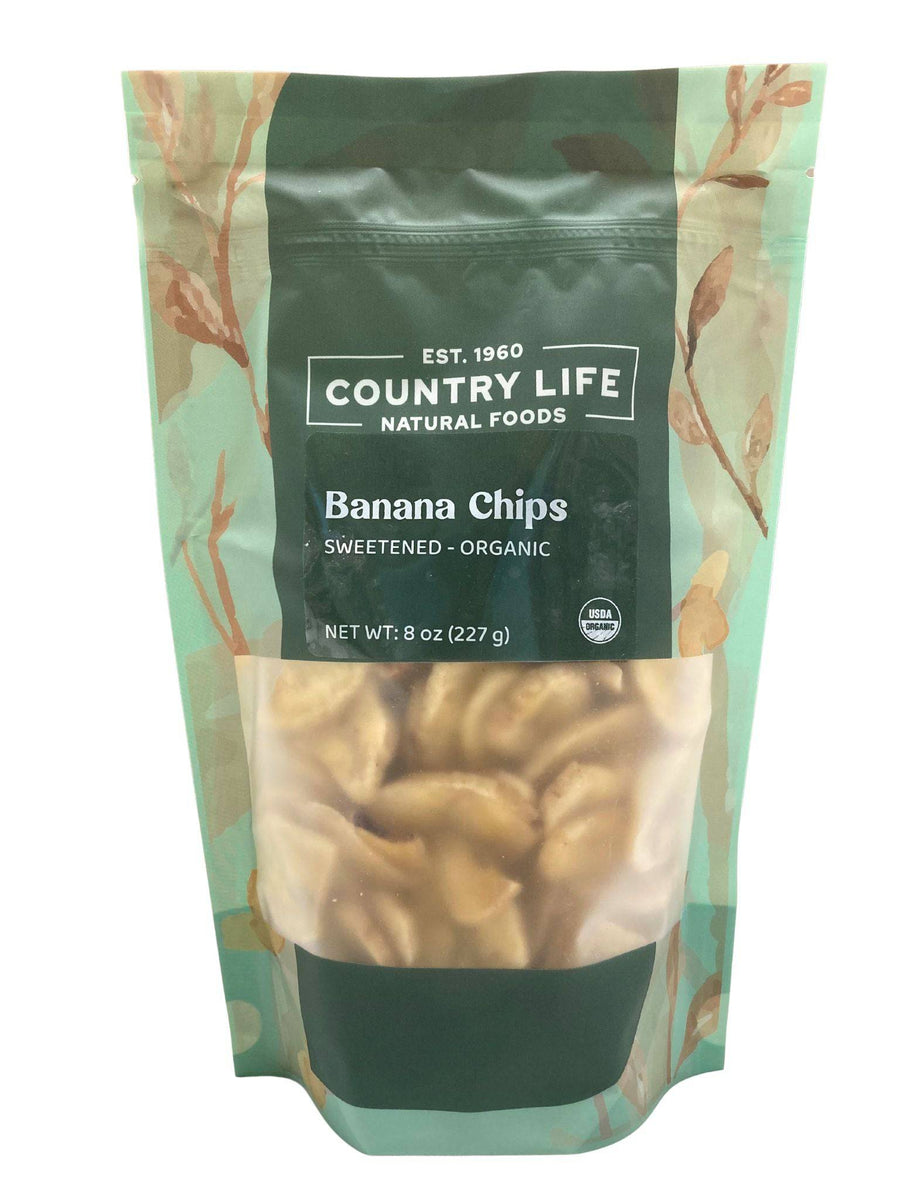 Bananenchips, gesüßt, Bio