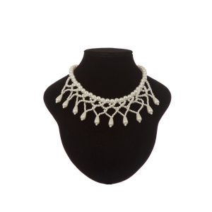 Elegante Tropfen Perle Halskette