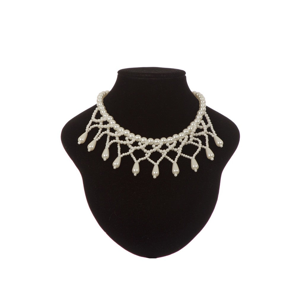 Elegante Tropfen Perle Halskette