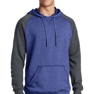 District Young Herren leicht Fleece Raglan Hoodie. – DT196