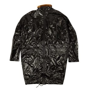 Haider Ackermann Zip Up Rayon Blend Technical Fell – schwarz