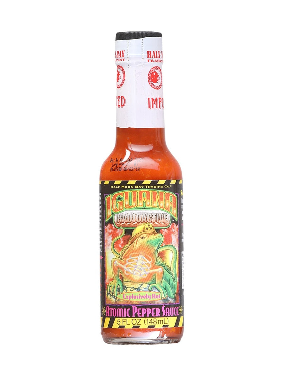 Chilisauce Iguana radioaktive Atomic Pfeffer Sauce 5 oz Hitze 8