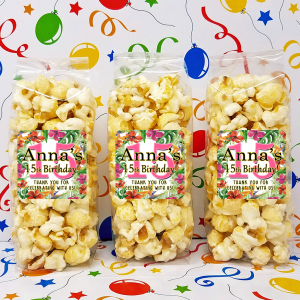 Tropical Birds of Paradise Popcorn Party favors