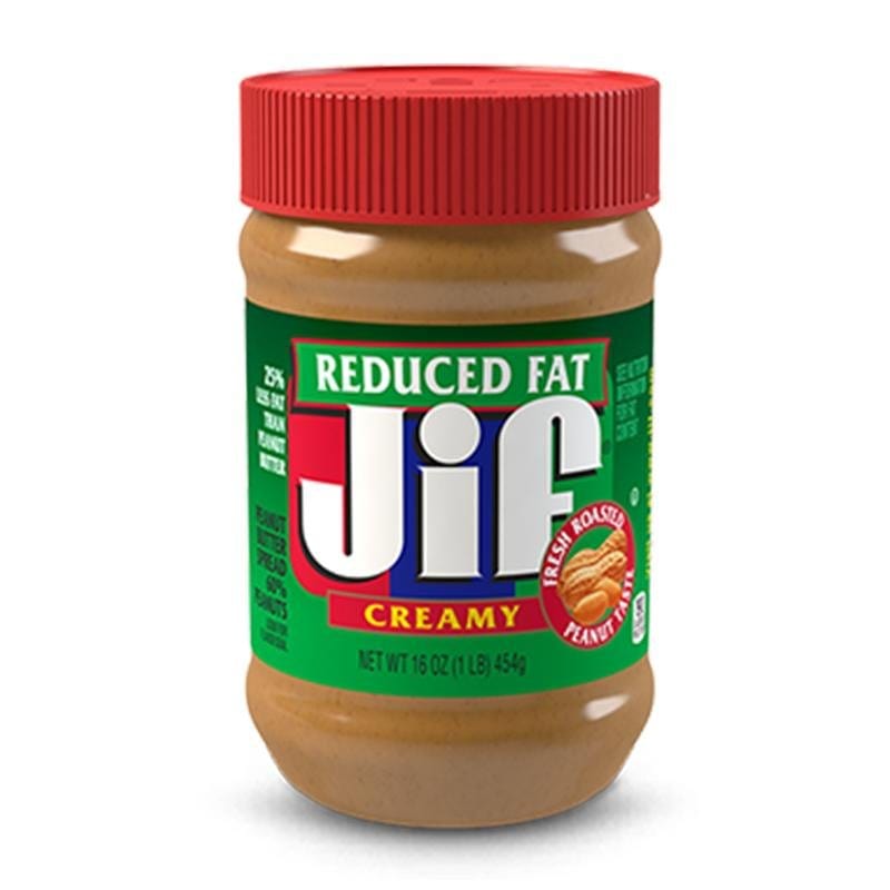 Jif reduziert Fett cremige Erdnussbutter