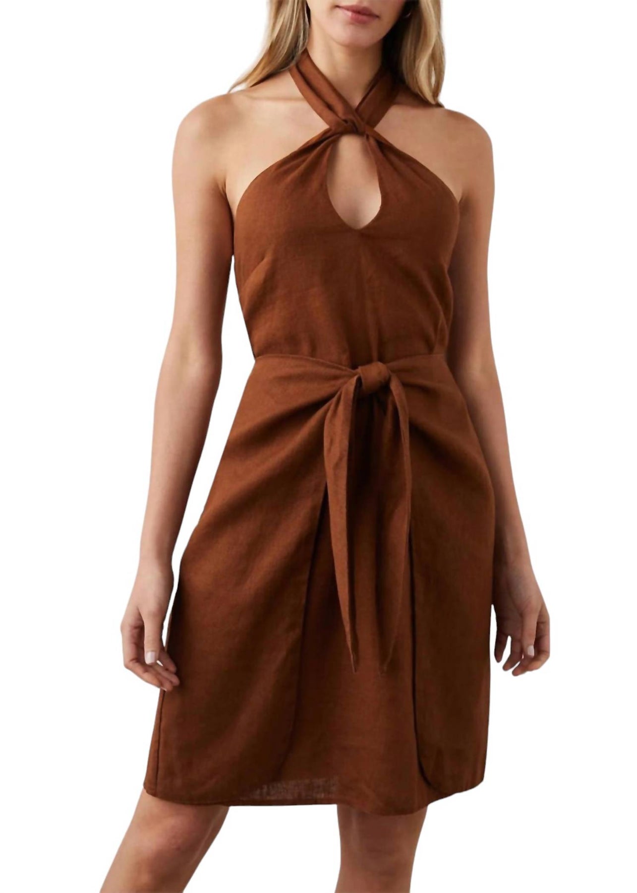 Tanya Kleid im Kakao