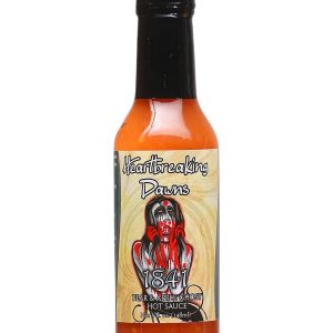 scharfe Sauce herzzerreißende Morgenröte 1841 Birne & Apfelgeist Pfeffer 5 Unzen Hitze