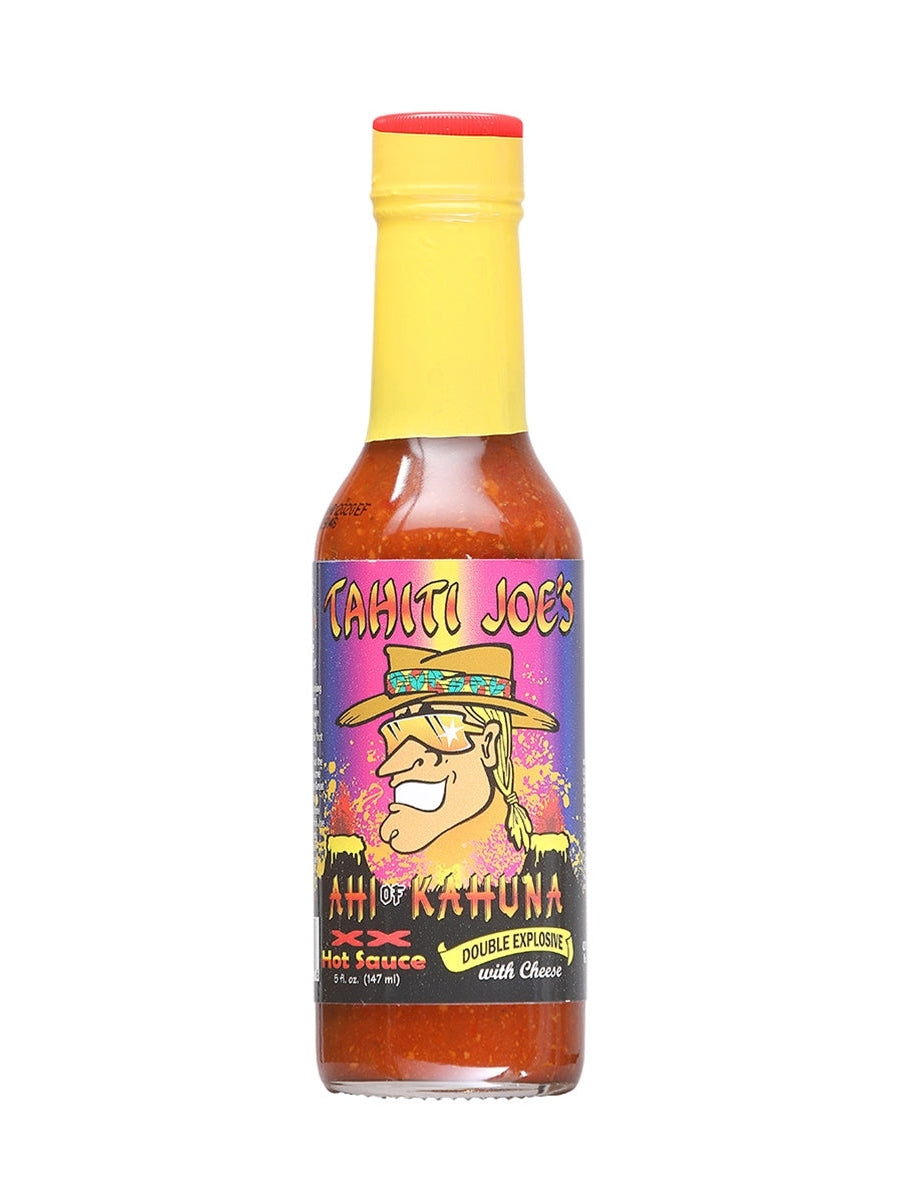 Chilisauce Tahiti Joes Ahi von Kahuna XX mit Käse 5 oz Hitze 8