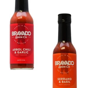 Bravado Gewürz Co. Arbol Knoblauch und Serrano Geschenkset, 2/ . – 5oz
